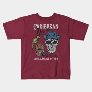 Pirate Skull of the Caribbean Kids T-Shirt